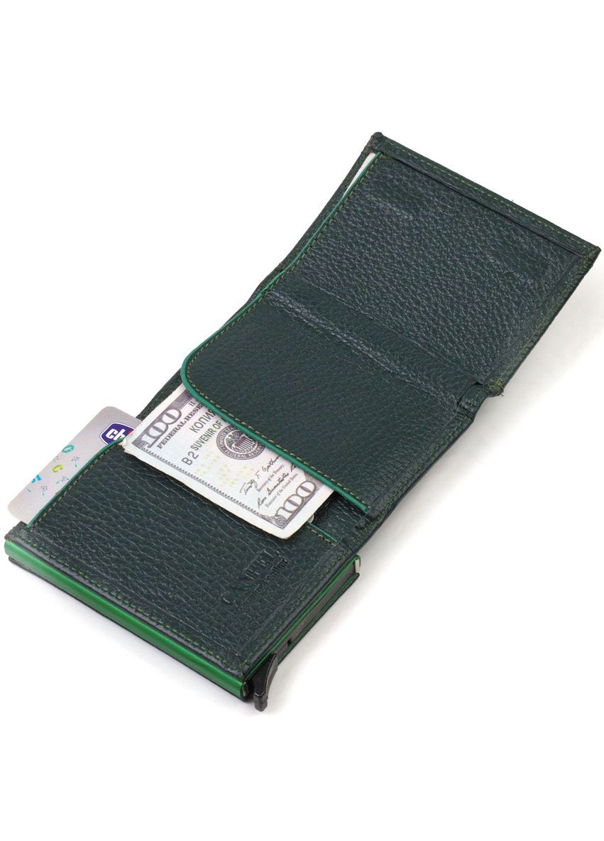 Кардхолдер унісекс у три складання з автоматичним механізмом із натуральної шкіри флотар 21932 Canpellini (362417503)