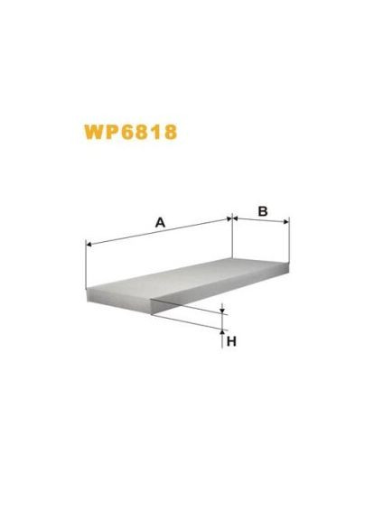 Фильтр салона OPEL VECTRA B 10/95-> WP6818 WIX Filters (366168579)