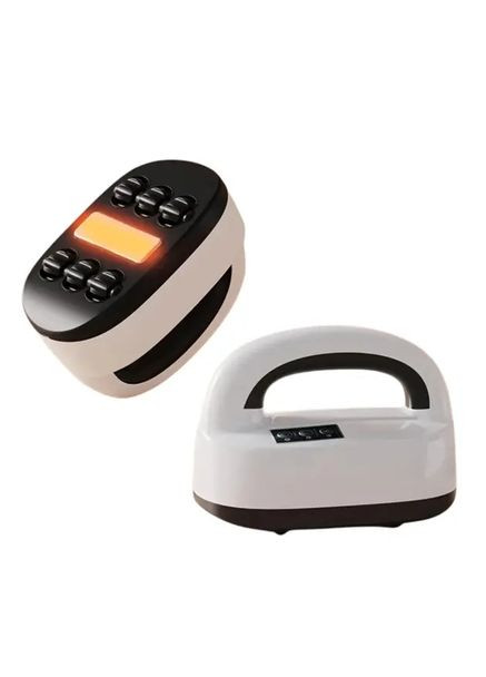 Аккумуляторный роликовый массажер с подогревом LKL-0128 беспроводной вибрационный для всего тела. HandyHeat (363833231)