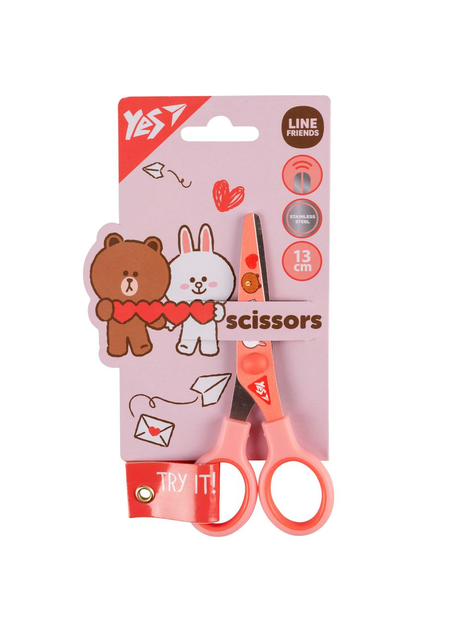 Ножиці дит. 480441 Line Friends 13см з принтом на лезі Yes (322498613)