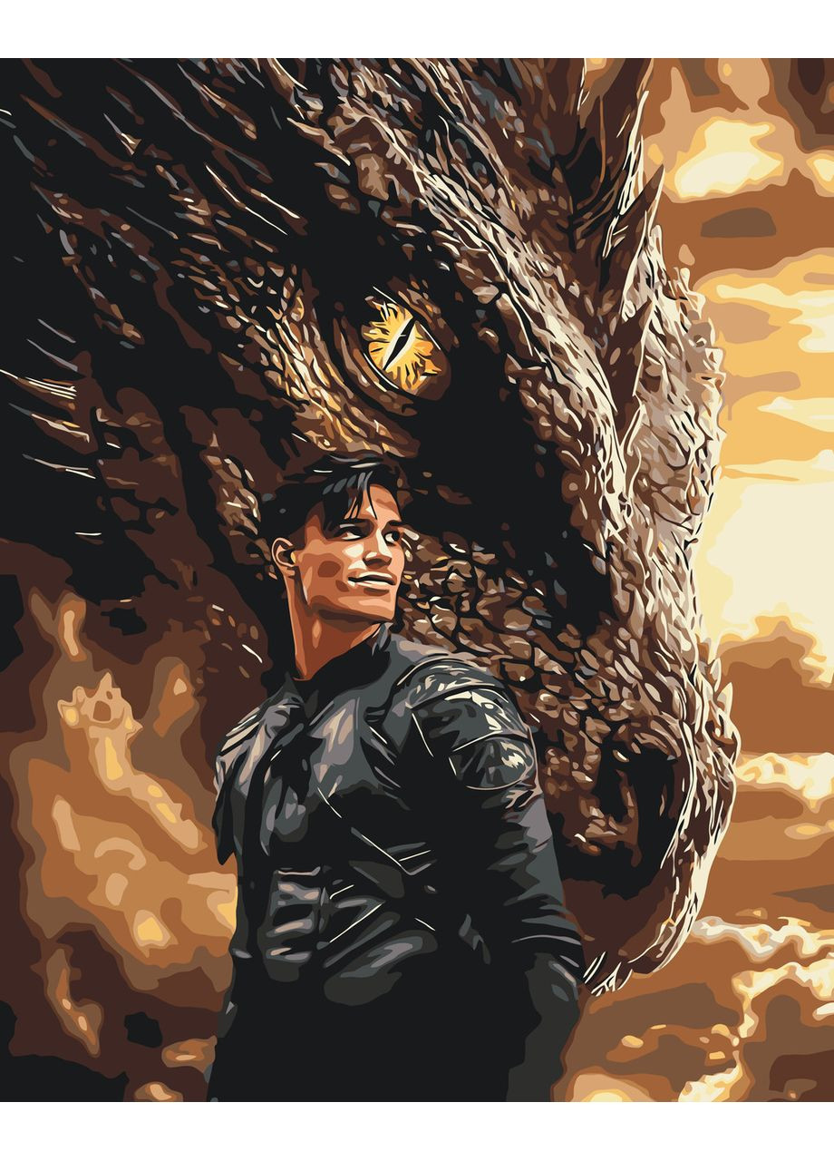 Картина за номерами Фентезі "Четверте крило" Ксейден Ріорсон 40*50 см Оригамі LW 3486 Origami (351587433)