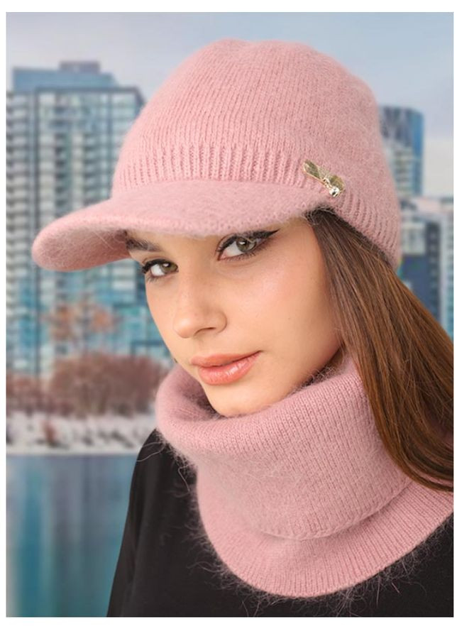 Кепка женская теплая зимняя и снуд комплект Braxton Долорес (304772576)