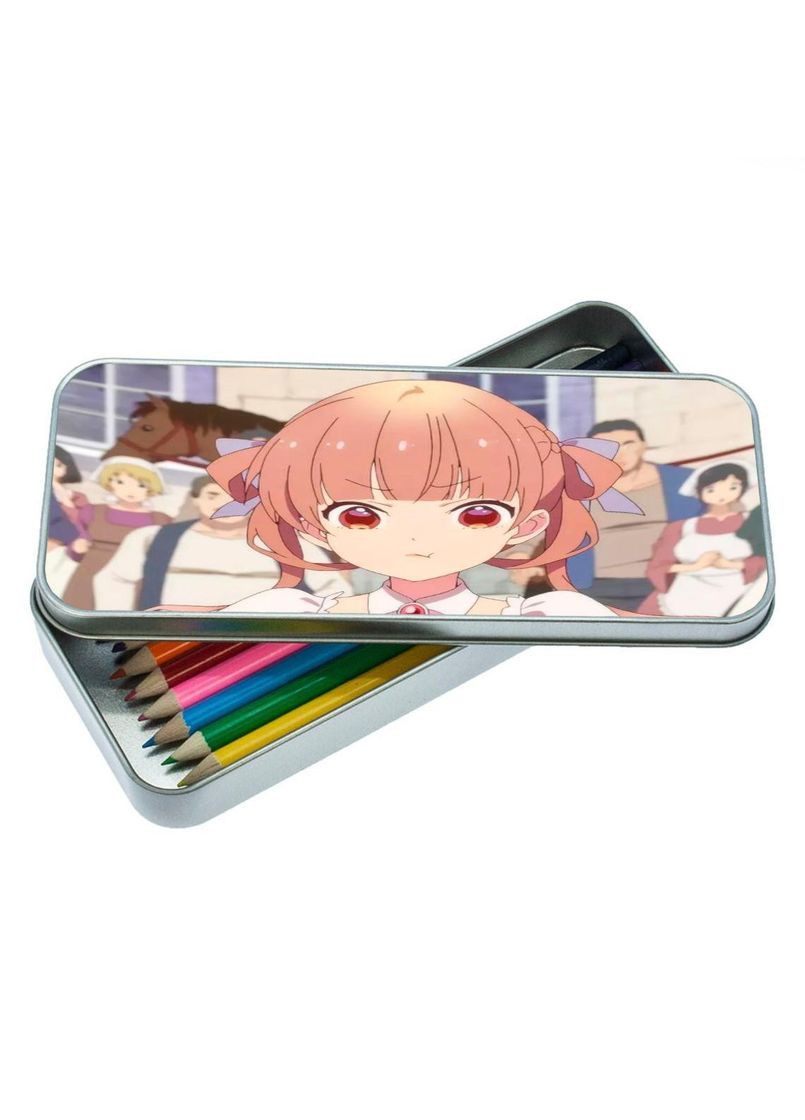 Пенал шкільний для хлопчика та дівчинки металевий Аніме Казка про цукрове яблуко #007 7*18 см Silver No Brand (309155886)