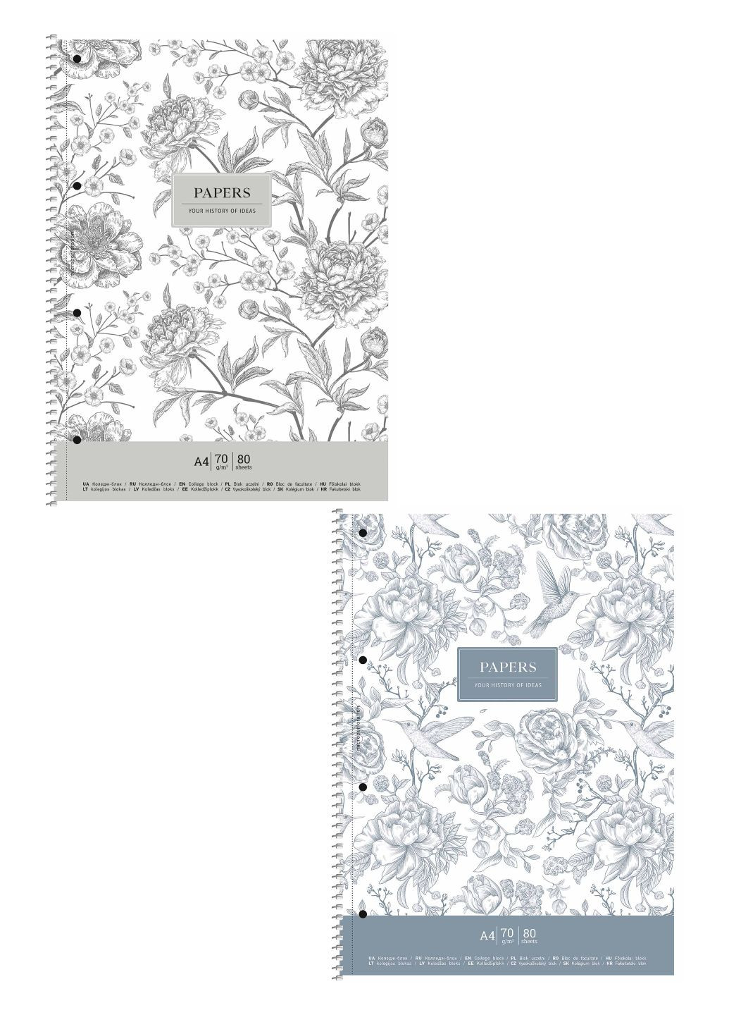 Набор 2 шт. колледж блоков. Колледж блок А4 80 л. в линию 6700 A4-080-6700L 4823088224498 Школярик (301411418)