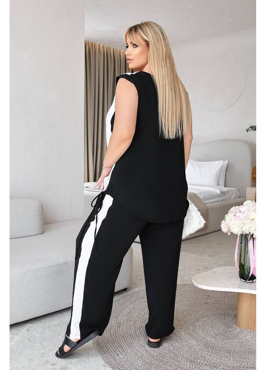Женский костюм-двойка цвет черный New Trend (304647307)
