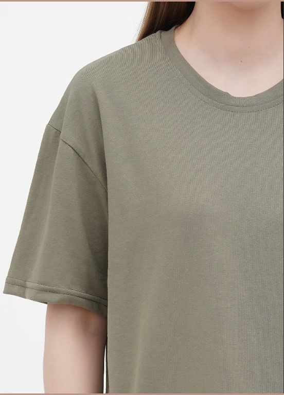 Женская футболка оверсайз с круглой горловиной (hb447456) HiBrand - (347767414)
