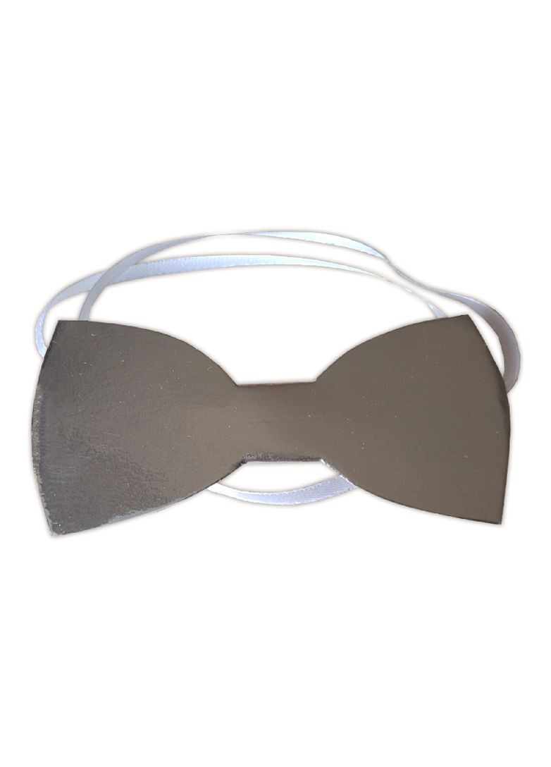 Галстуки-бабочки картонные Серебро 6шт KOZA Style (322167982)