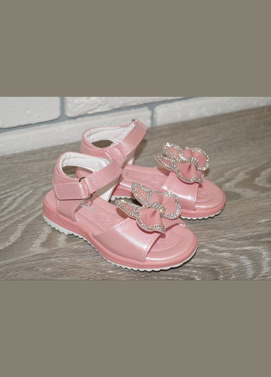 Босоніжки для дівчинки рожеві Style baby (283295381)