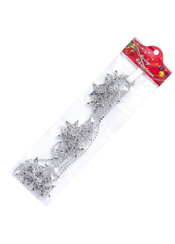 Декоративне намисто на ялинку "Зірочки" XYA-319 розмір 2,7 м Bambi (369726763)