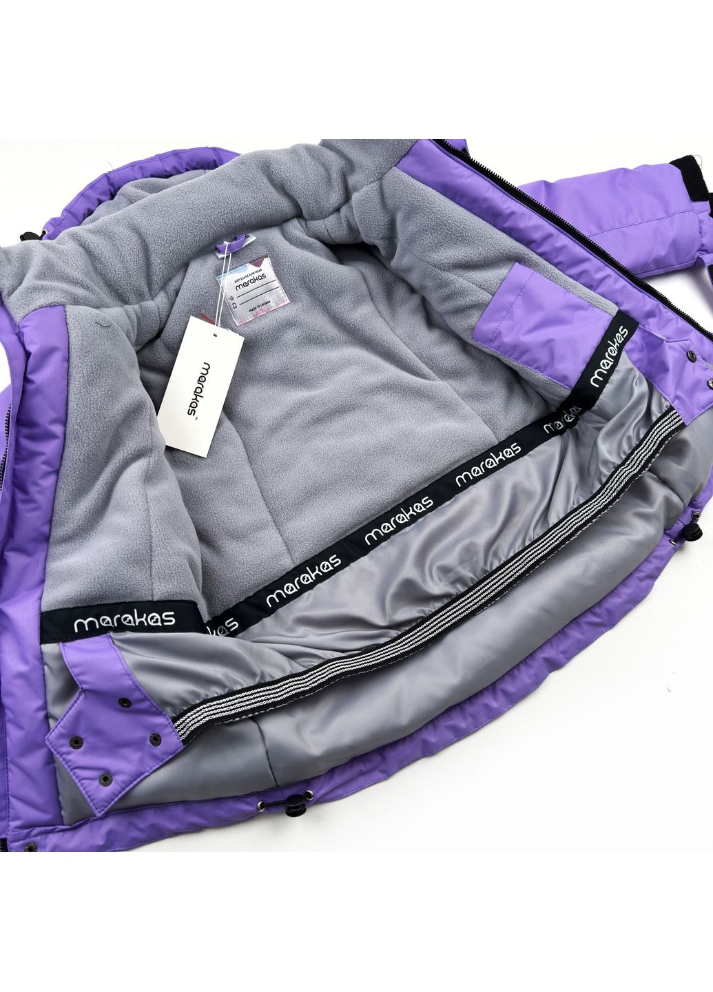 Сиреневая зимняя куртка зимняя однотон зимний 416025-08254 Marakas