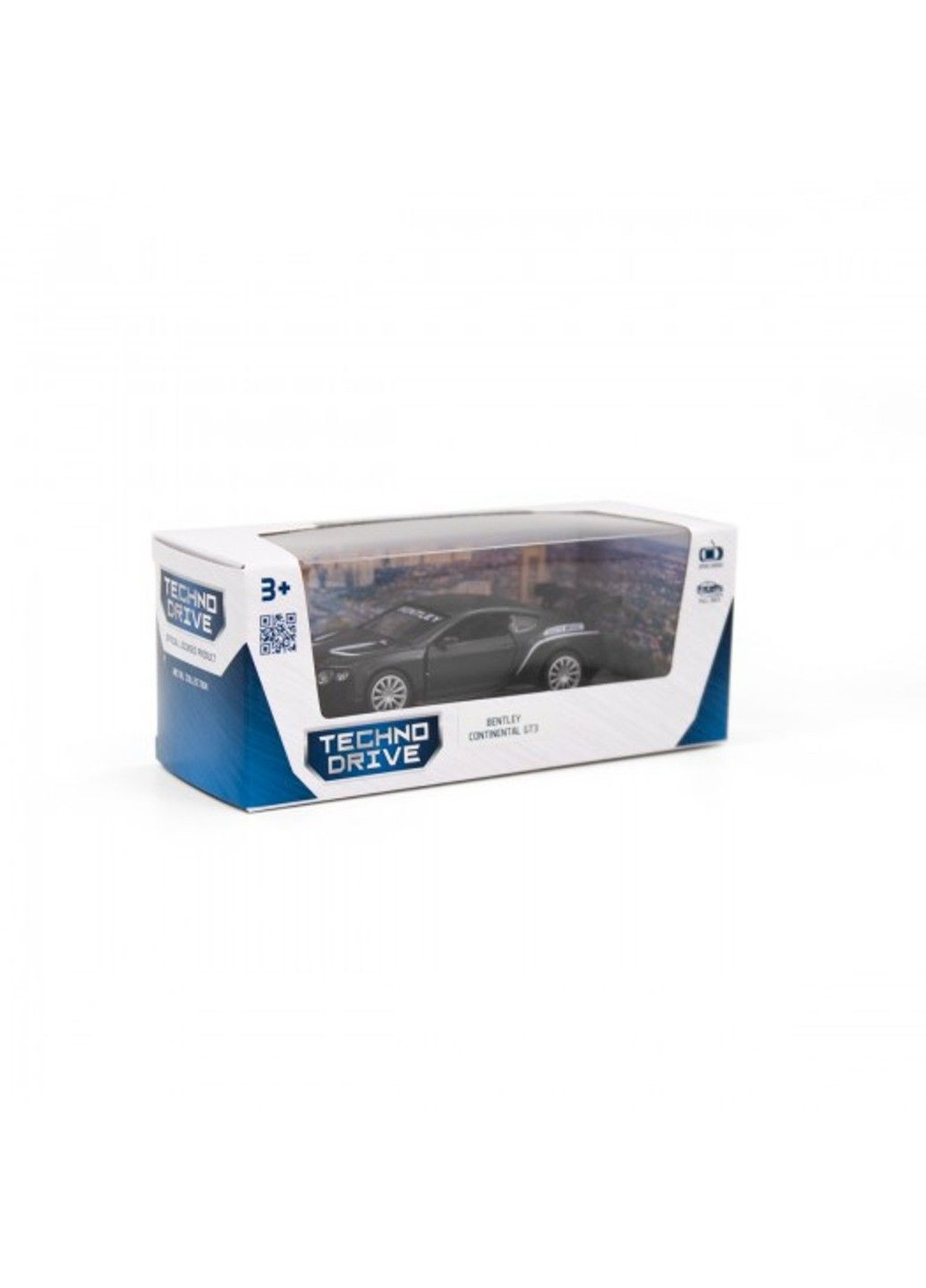 Автомодель - BENTLEY CONTINENTAL GT3 (матовий чорний) TechnoDrive (333708506)