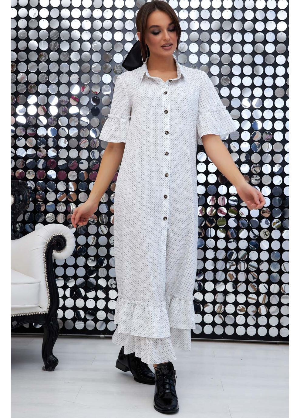 Білий сукня 1332.4049 Seventeen