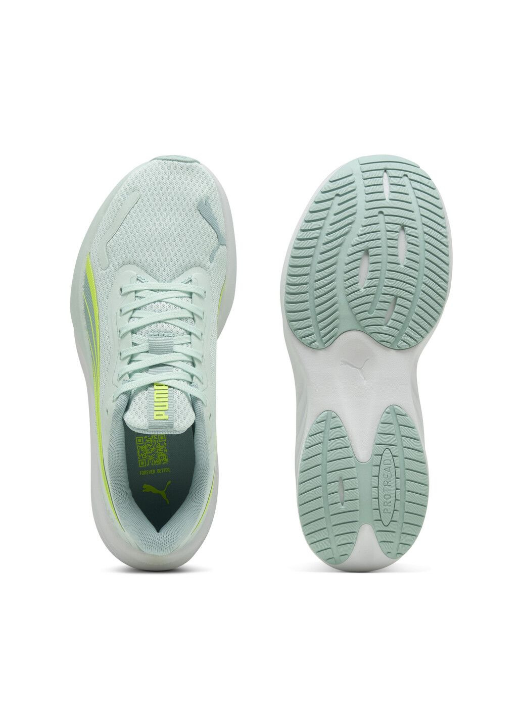 Зеленые всесезонные кроссовки pounce lite running shoes Puma