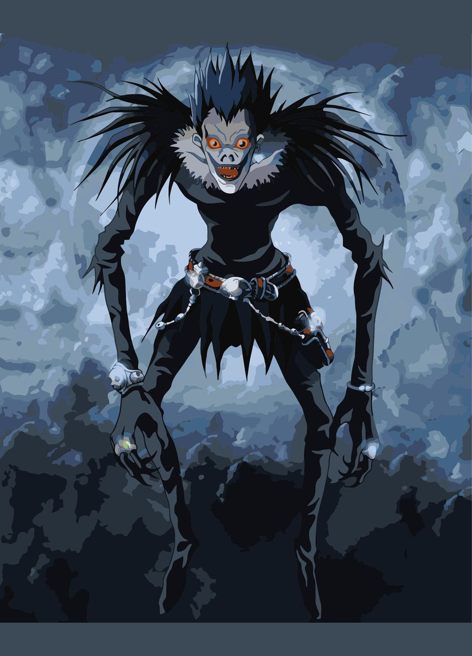 Картина по номерам Аниме Тетрадь смерти: Рюк LW 3209 40*50 производство Украина Origami (322141949)