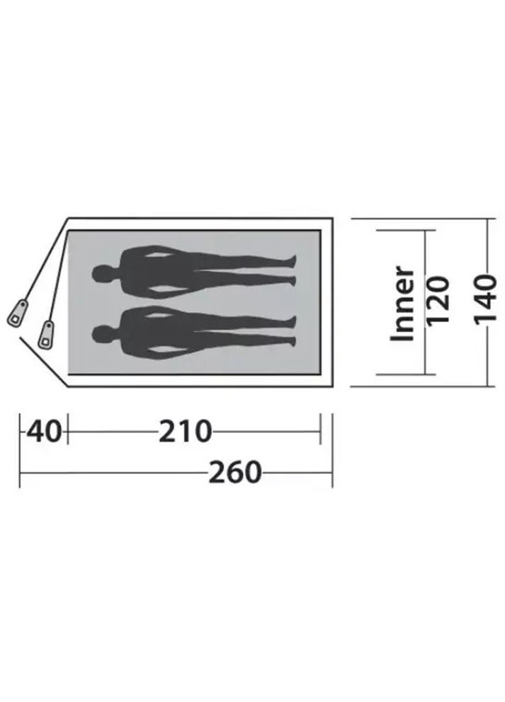 Намет Meteor 200 Rustic Green 120392 Easy Camp (316619294)