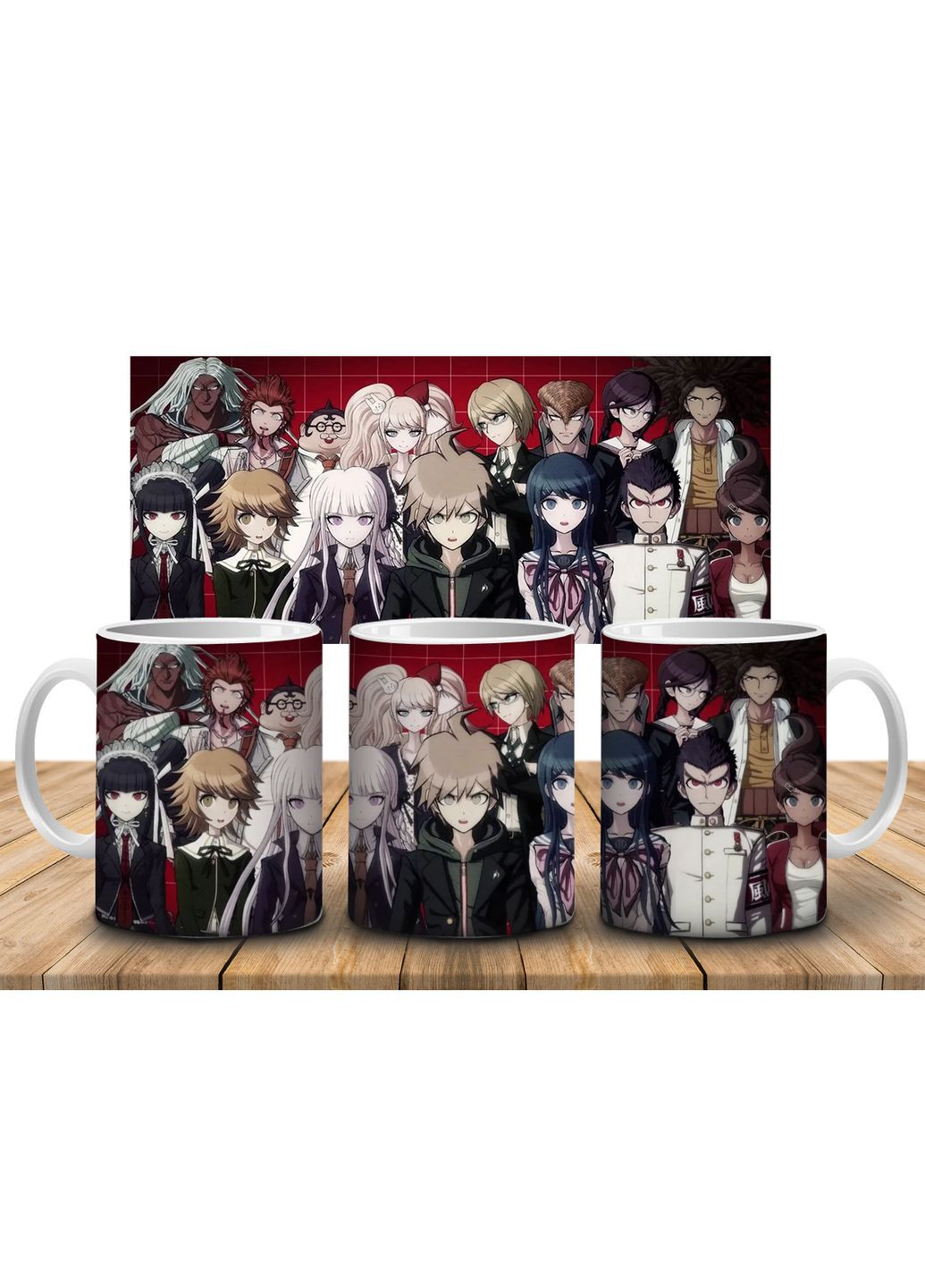 Кружка c принтом Данганронпа / Danganronpa-15, 330 мл No Brand (317299959)