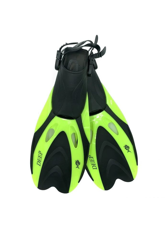 Ласты с открытой пяткой DLV Deep NE-66-39-43-Y размер SM/MD 39-43 салатовый Newt (317268727)