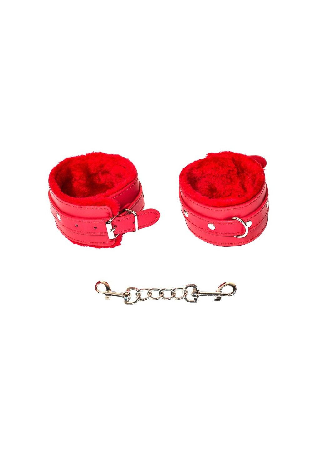 БДСМ-наручники, мягкие, красные We Love (284279196)