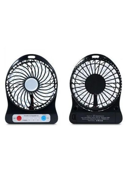 Мини вентилятор mini fan с аккумулятором Monocrystal (296660661)