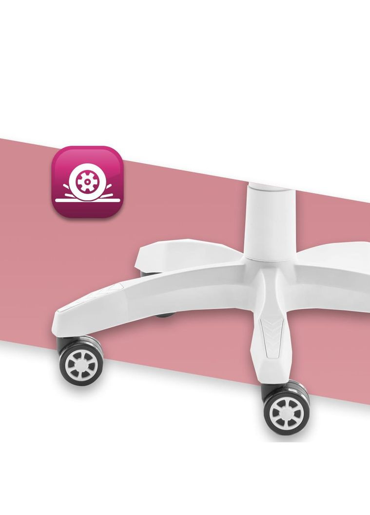 Комп'ютерне крісло Rainbow Pink-Gray тканина No Brand (347311667)