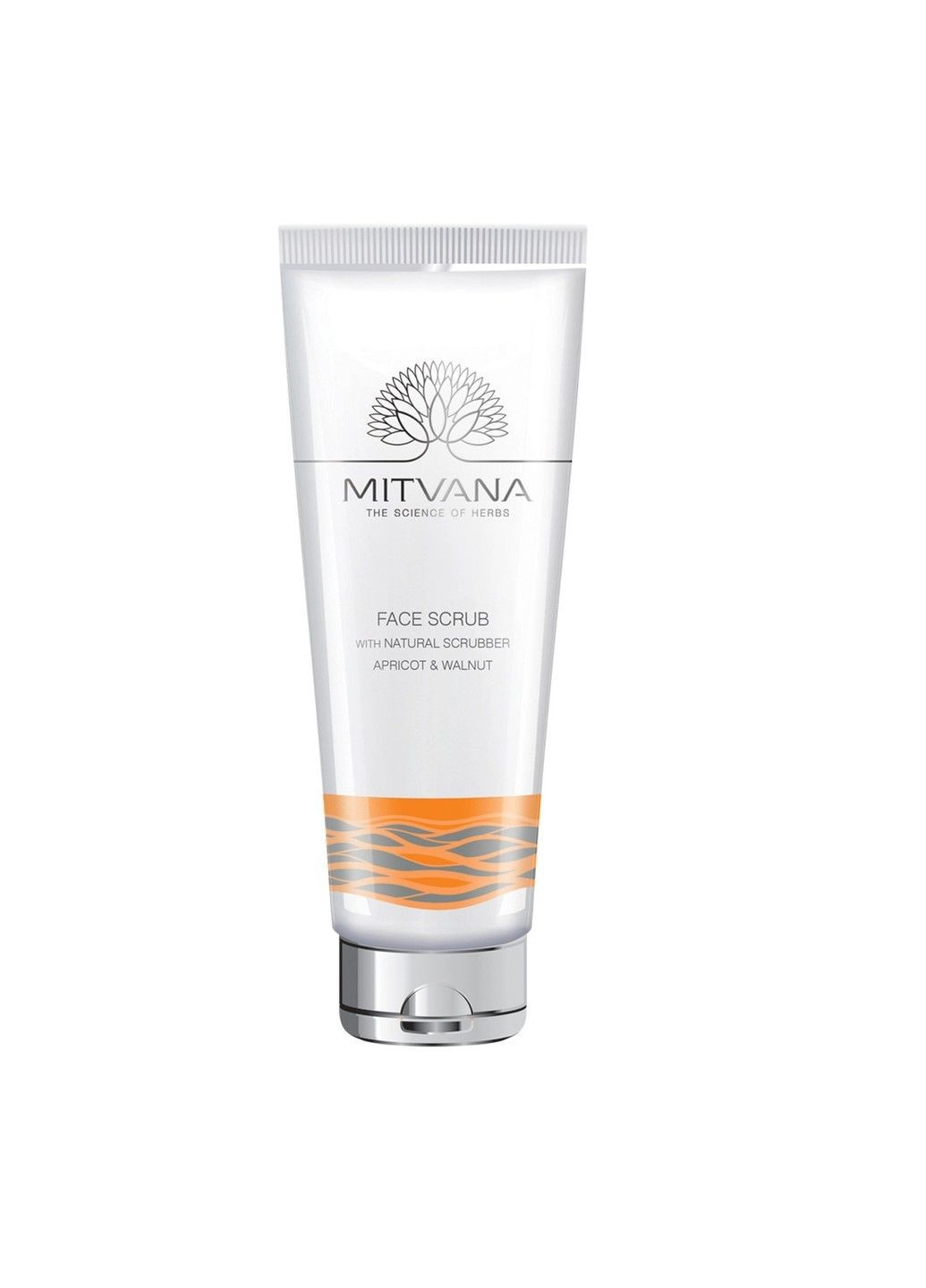 Скраб для лица Face Scrub With Natural Scrubbers Apricot & Walnut 100 мл Mitvana (289198759)