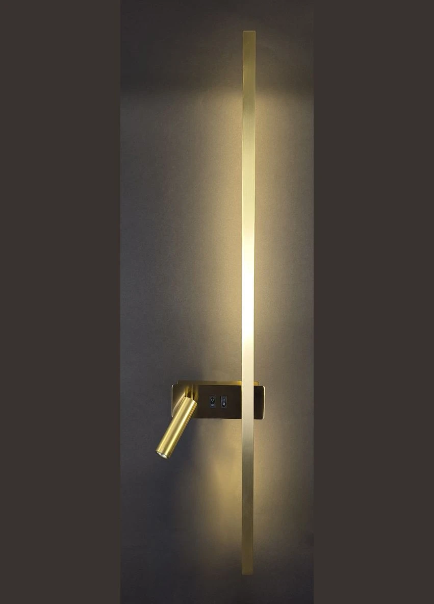 Бра LED 28086 Латунь 9х16х90 см. Sunnysky (364498951)
