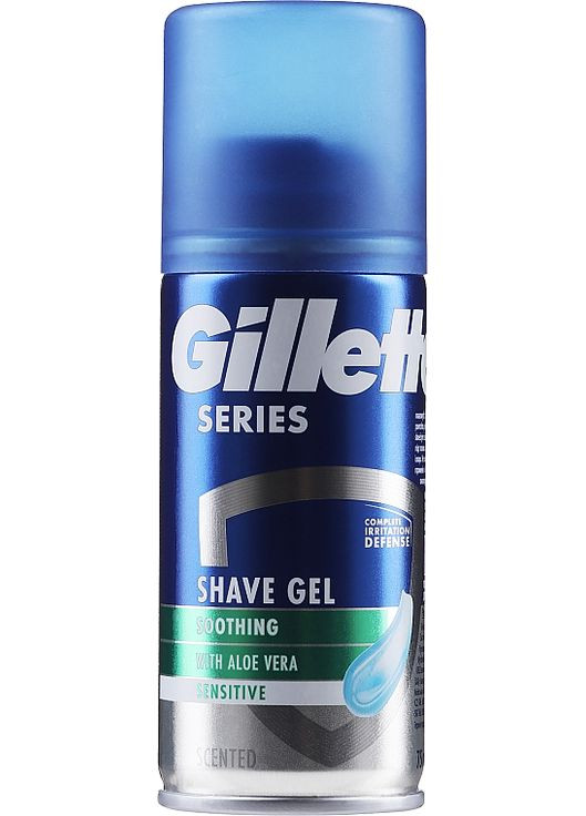 Гель для бритья для чувствительной кожи Series Sensitive Skin Shave Gel for Men 200ml (36563-53991) Gillette (368632404)