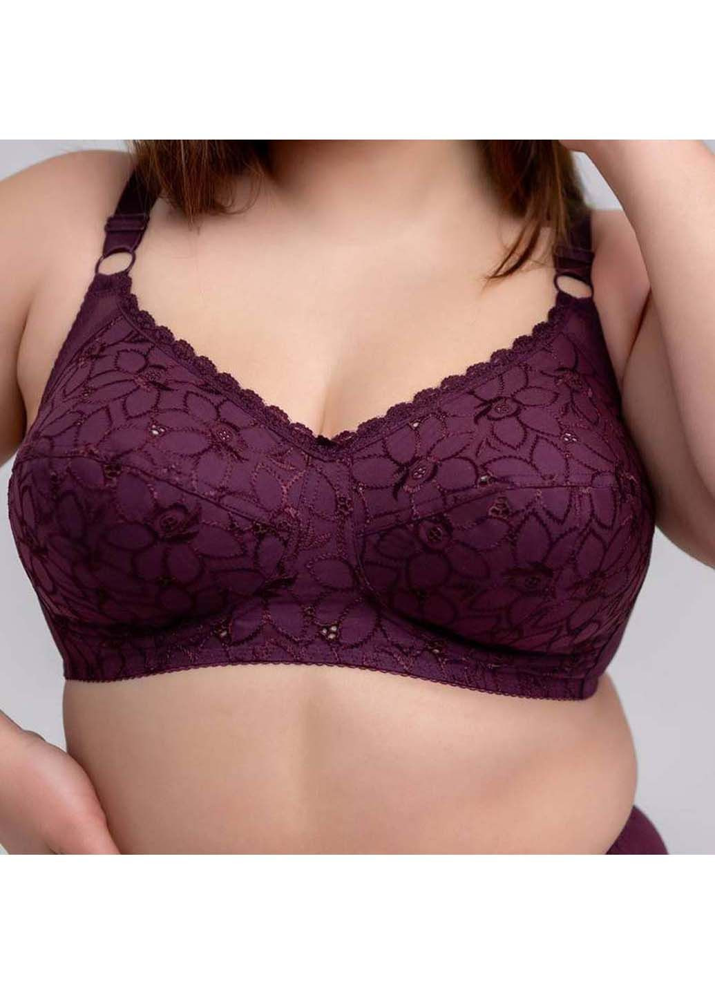 Сливовий бюстгальтер Elita без кісточок
