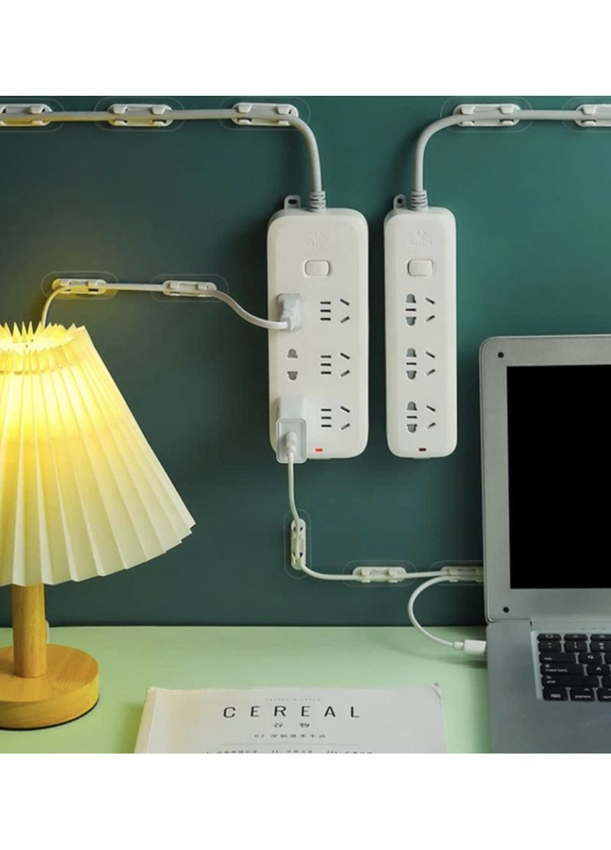 Держатель фиксатор кабеля стяжка для проволоки удлинителя сетевого фильтра 1 шт L Прозрачный OlaN (371647819)