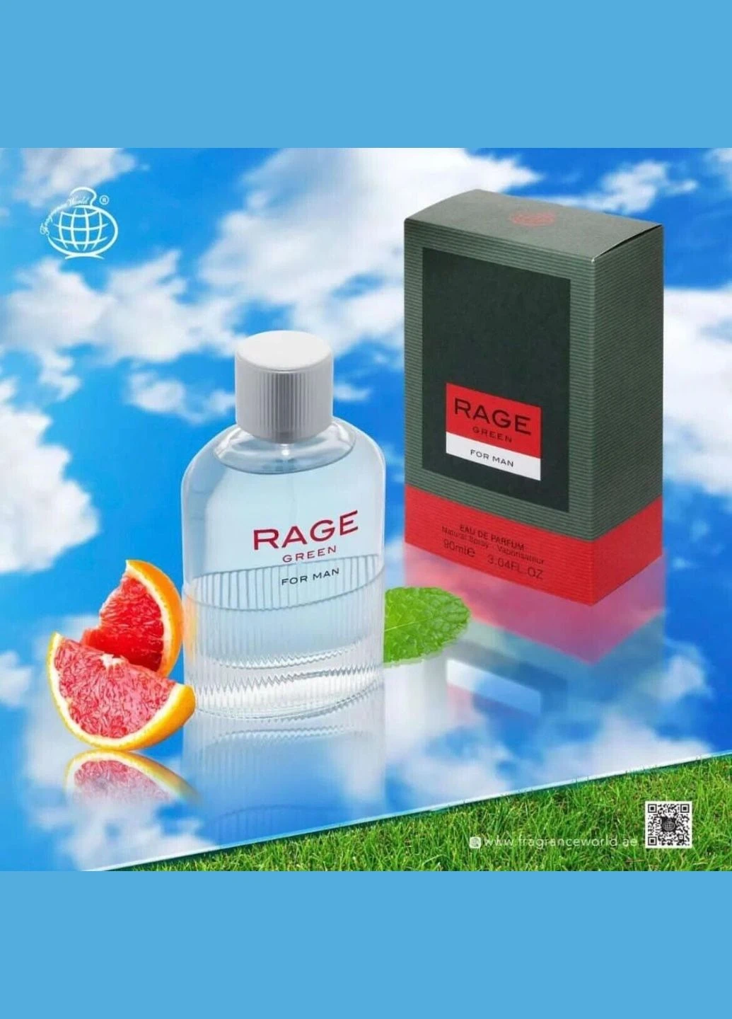 Парфумована вода Rage Green Fragrance World (368704741)