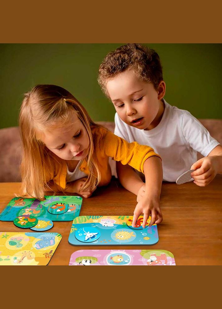 Настільна гра лото "Тварини та їх середовище існування", лото Додо Dodo (334714328)