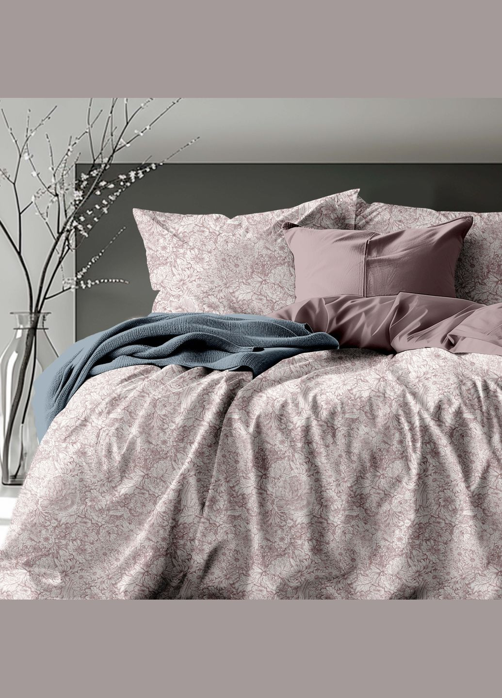 Комплект постільної білизни євро Єгипетська бавовна Viluta 48_EB_ev (322701182)