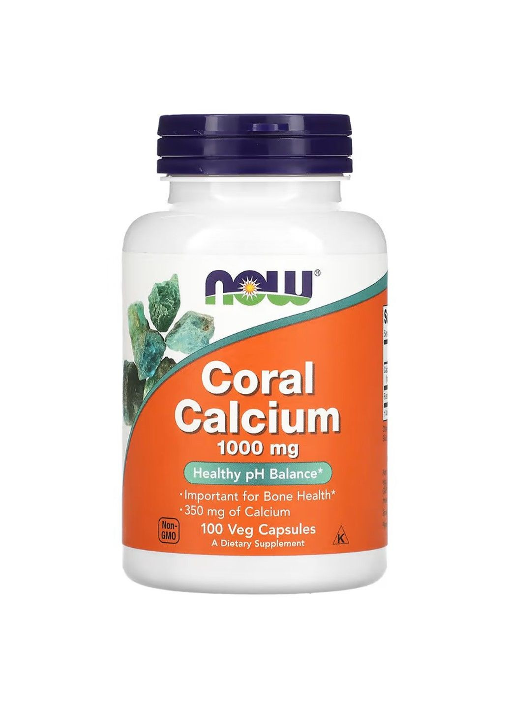 Кальцій з Коралів Coral Calcium 1000мг - 100 вег.капсул Now Foods (284119895)