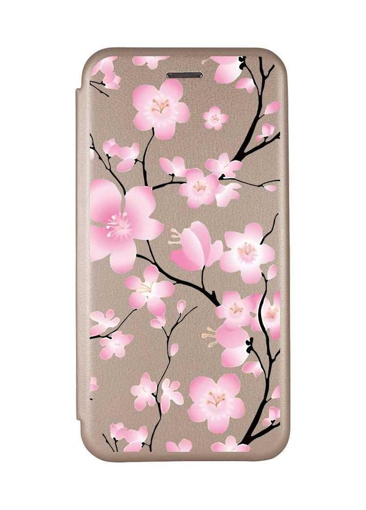 Чохол-книжка з малюнком для Samsung Galaxy A24 Золотий:: Квітуча сакура (принт 282) Creative (360698271)