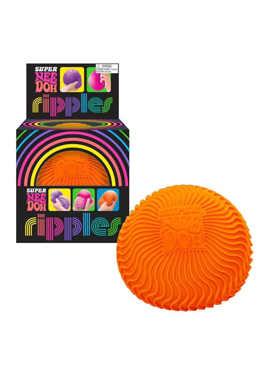 Іграшка-антистрес серії Super — Яскраві хвилі (жовтогарячий) NeeDoh (354825331)