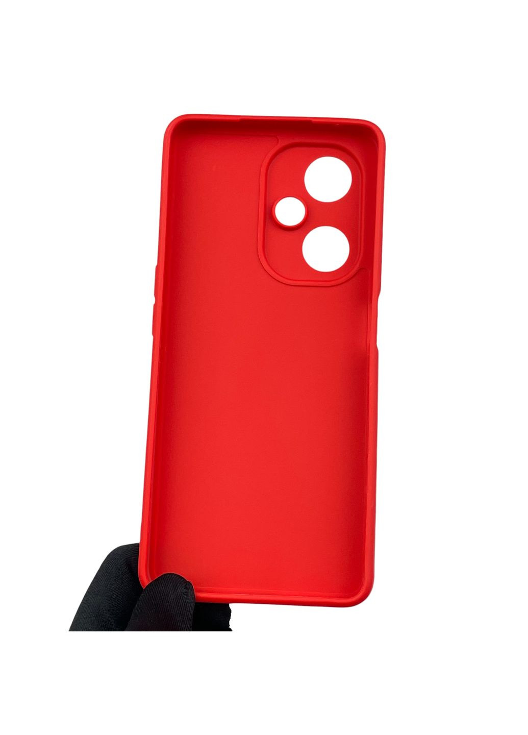 Чехол для Nord CE 3 Lite с квадратными гранями с защитой камеры на ванплас норс се 3 лайт красный OnePlus (366021131)