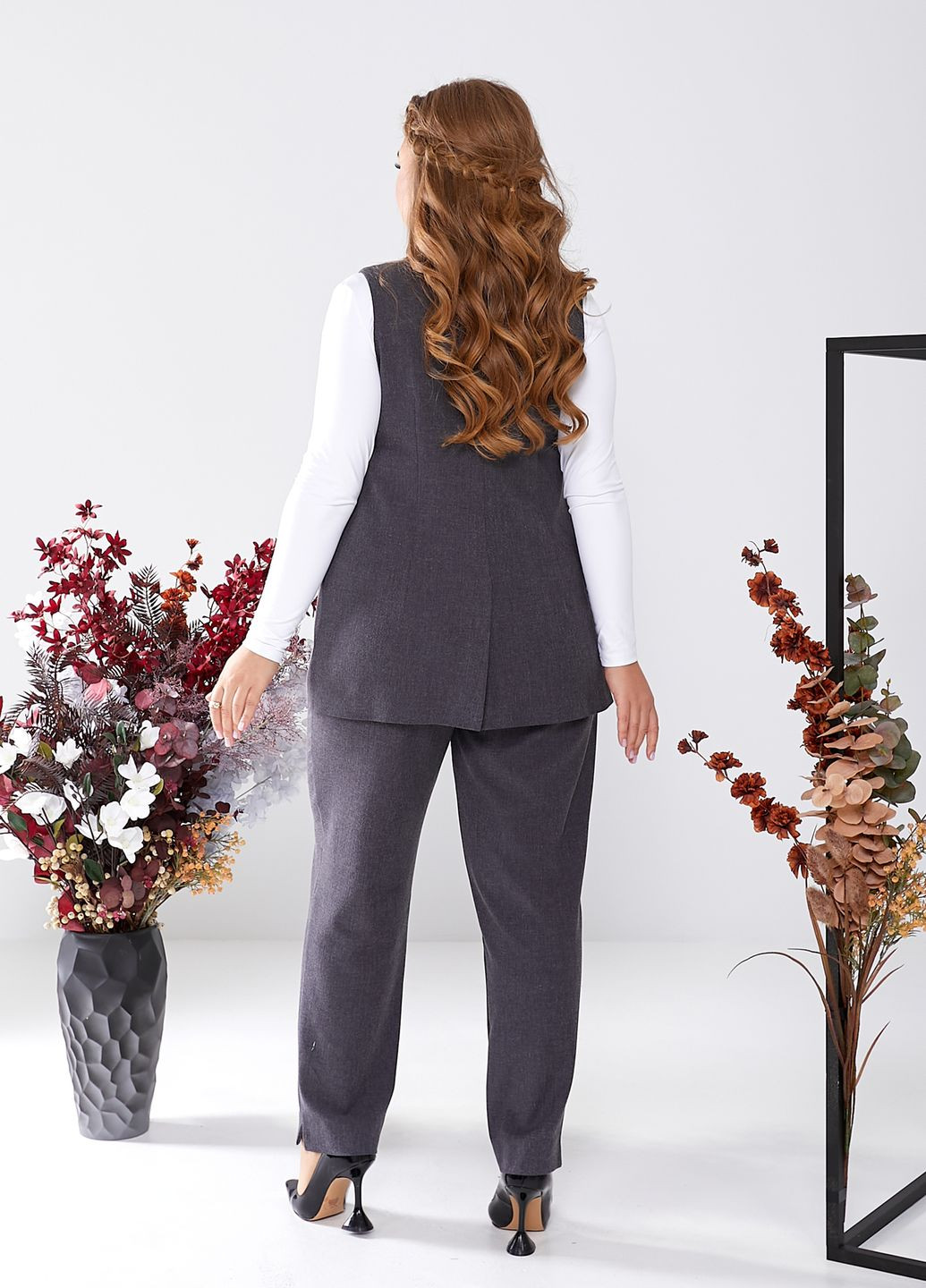 Жіночий однобортний жилет No Brand (322504557)