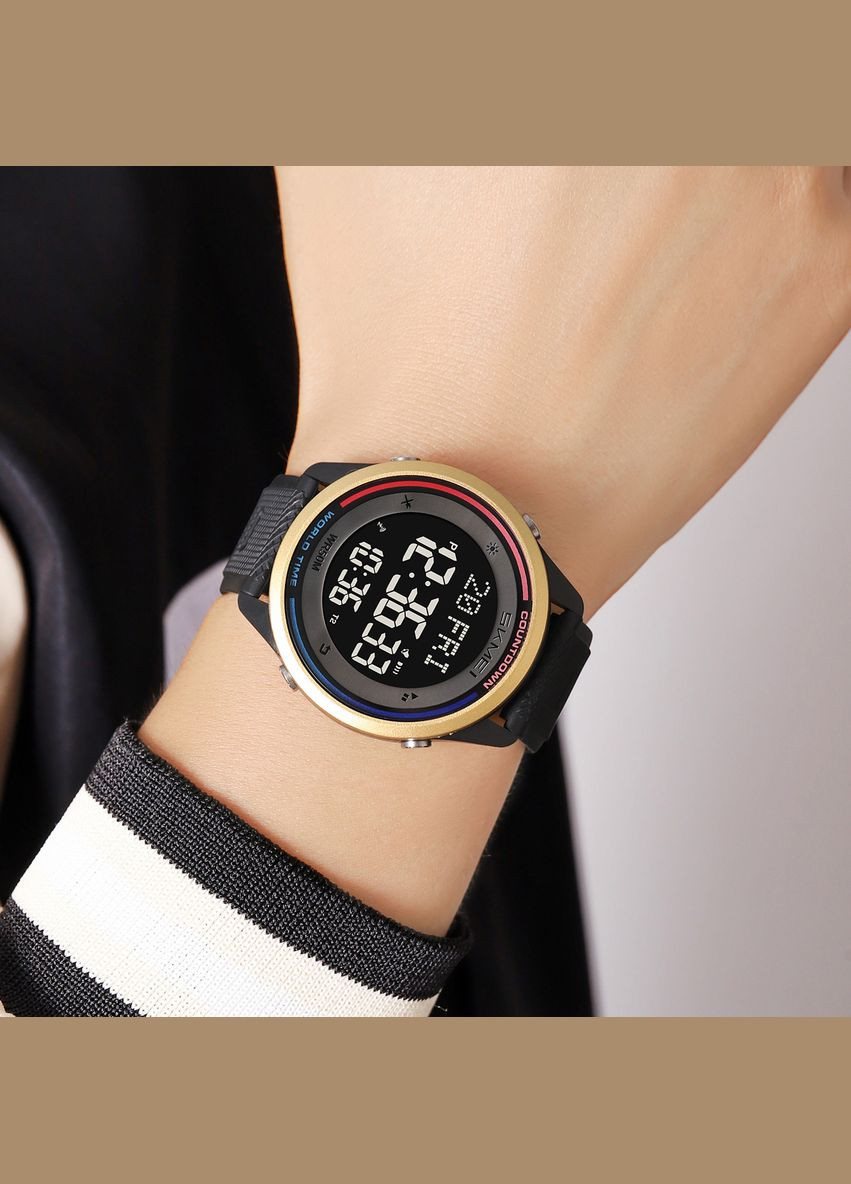 2348BKGD Black-Gold Skmei (341337155)