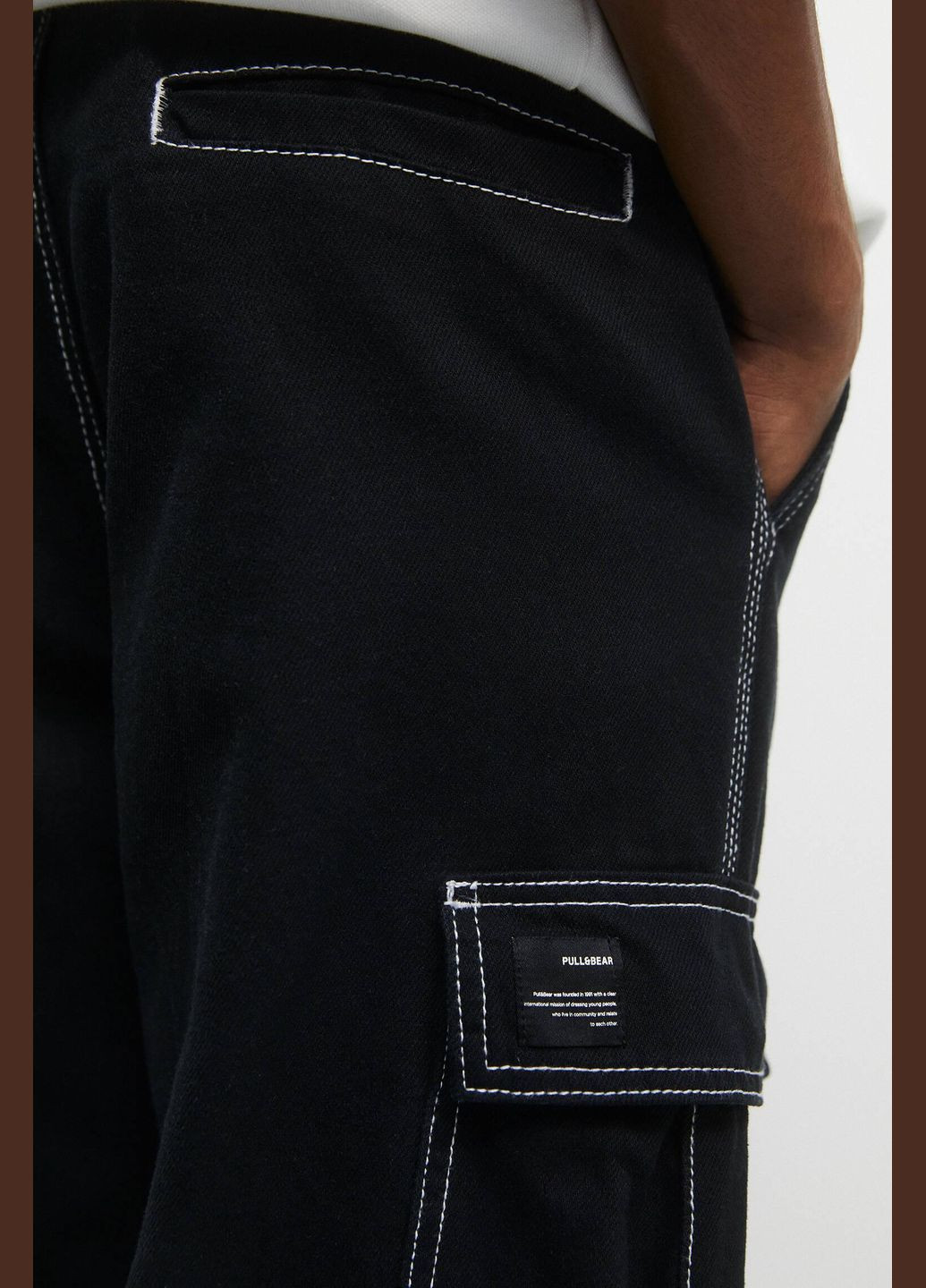 Черные джинсы демисезон,черный, Pull & Bear