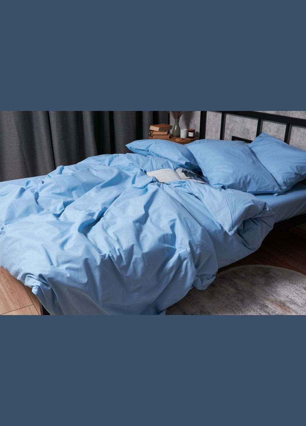 Комплект постельного белья Бязь Gold Люкс семейный 143х210х2 наволочки 4х70х70 (MS-820003074) Moon&Star Nordic (288043744)