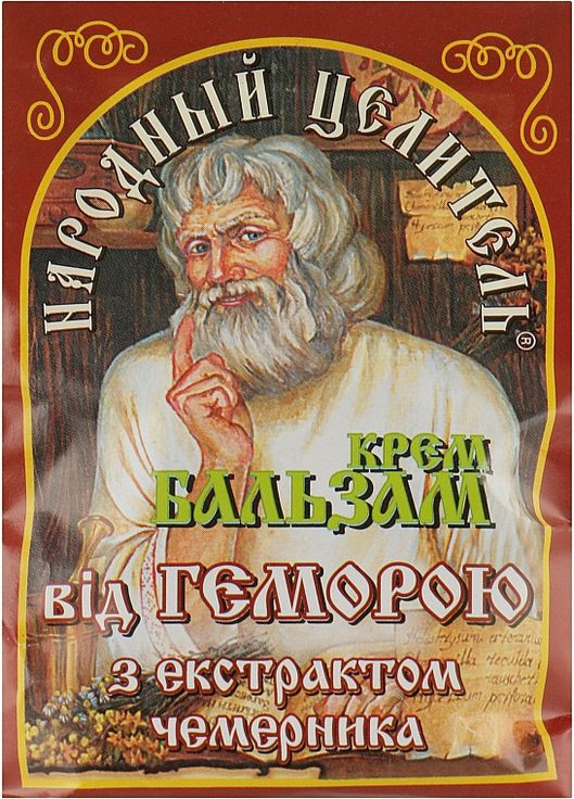 Крем-бальзам протигеморойний з екстрактом морозника - 30ml (841625-31936230) Народний цілитель (368857509)