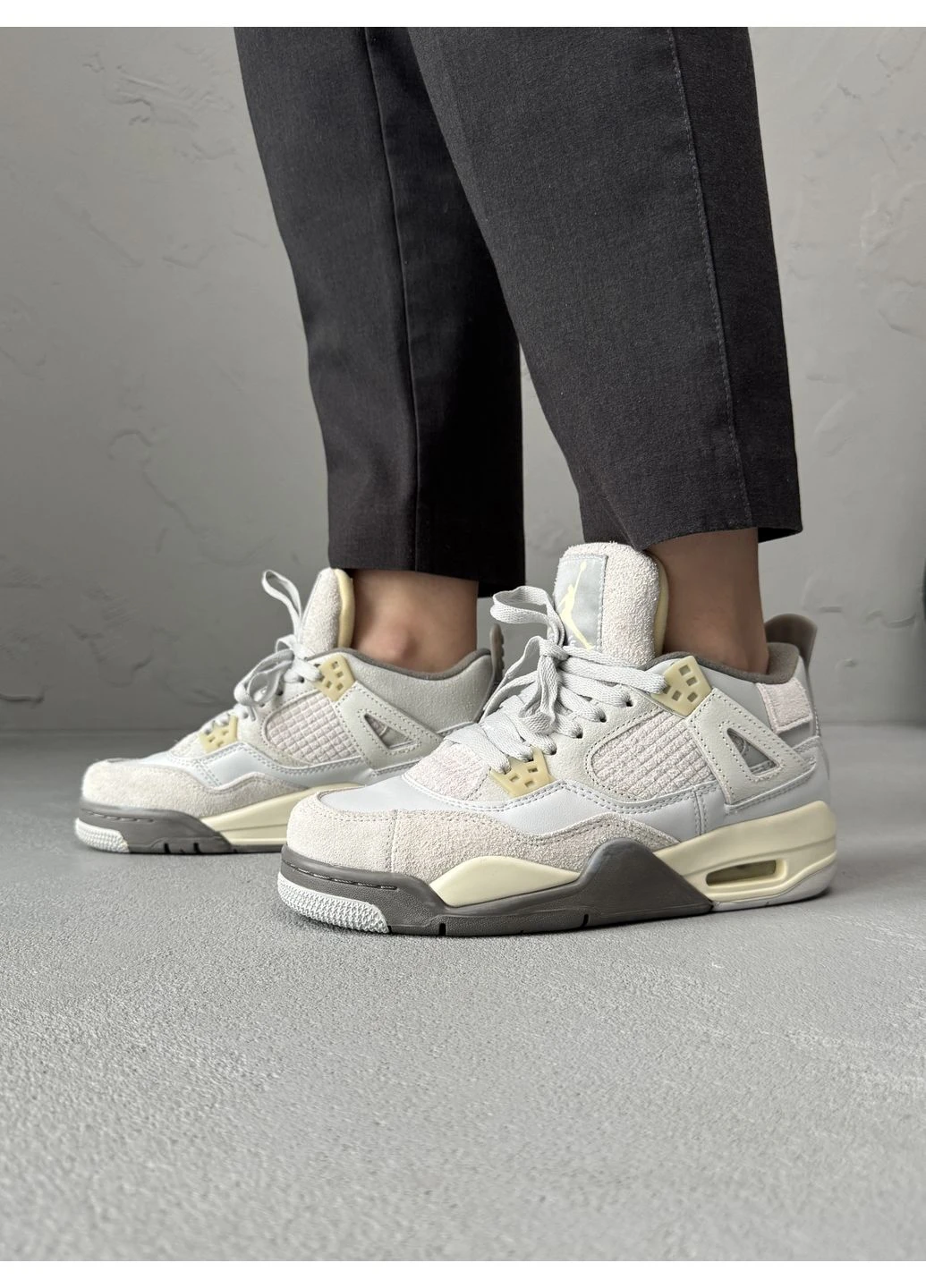 КРОСІВКИ ЖІНОЧІ NIKE AIR JORDAN 4 CRAFT PHOTON DUST НАЙК АІР ДЖОРДАН No Brand комбіновані демісезони (391018480)