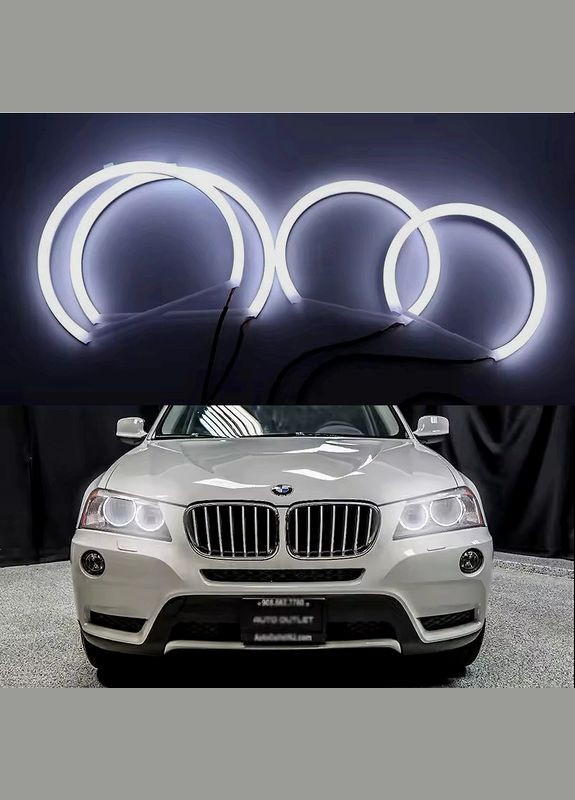 Ангельские глазки F25 дорестайл LED SMD Cotton Angel Eyes BMW (337345589)