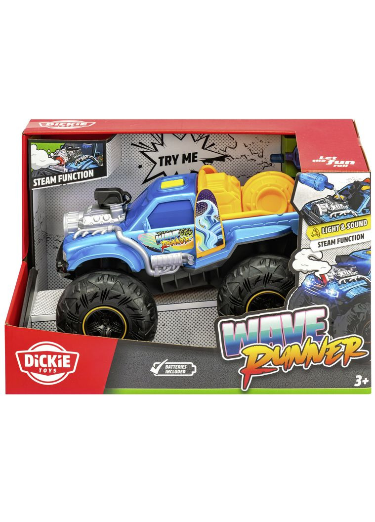 Машинка Бегун по волнам, пар, звук, свет, 25 см () Dickie toys 3764024 (361400208)