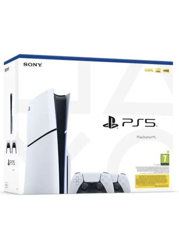 Стаціонарна ігрова приставка PlayStation 5 Slim 1TB + DualSense Wireless Controller (1000042051) Sony (318744560)