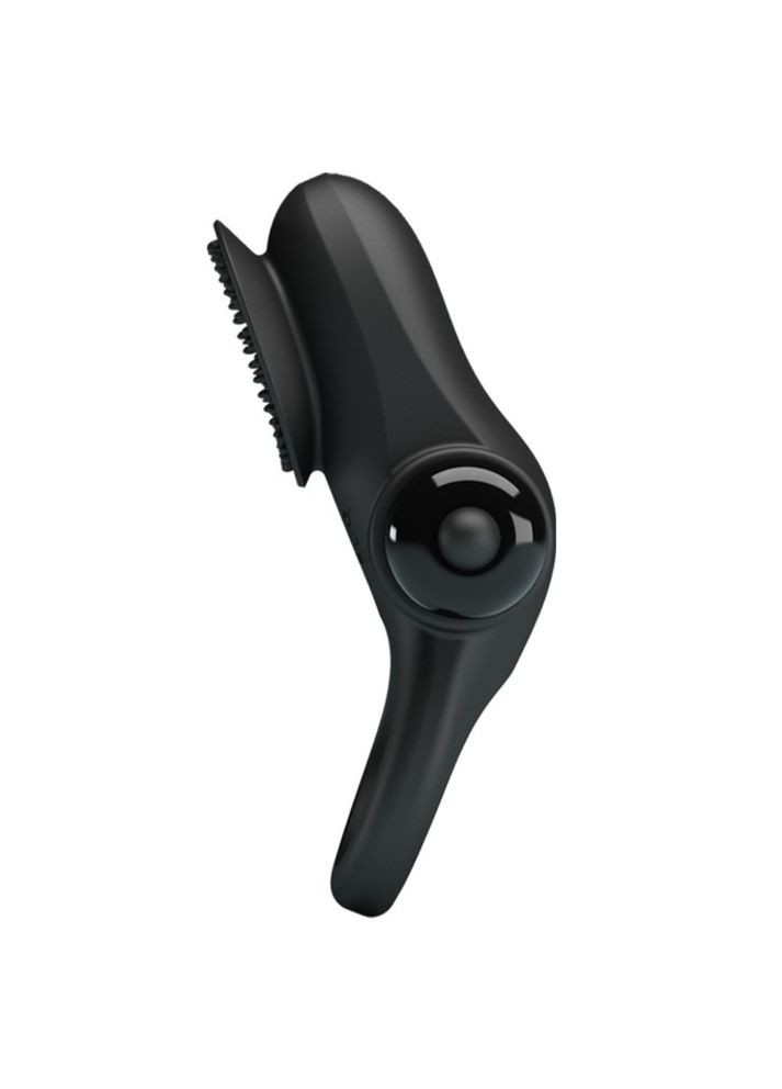 Віброкільце на член з вібростімуляцією клітора чорне Pretty Love "Vibrant penis ring II" LyBaile (300372387)