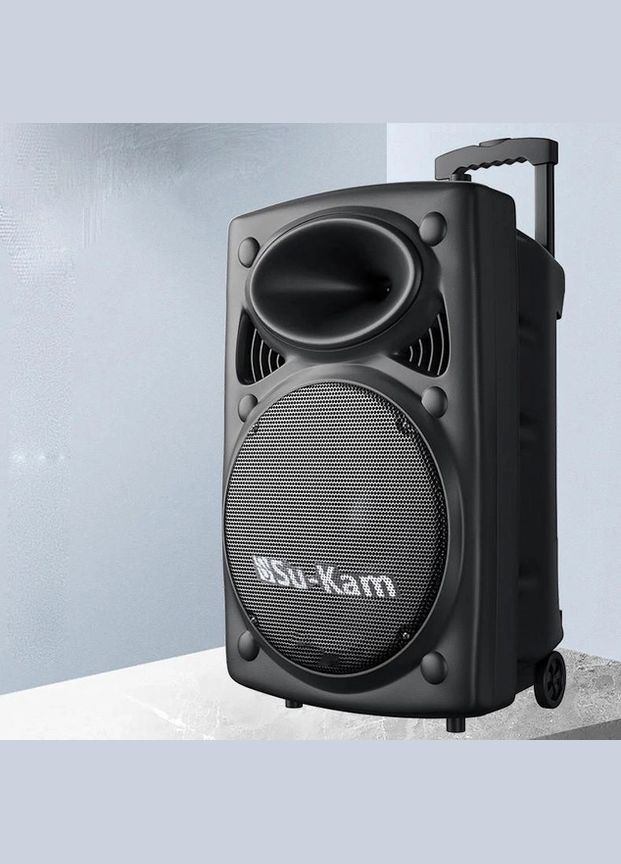 Акустична система Su-Kam BT 150D + 2 мікрофони 150 Вт 7500 mAh black (1924452660) No Brand (325816749)