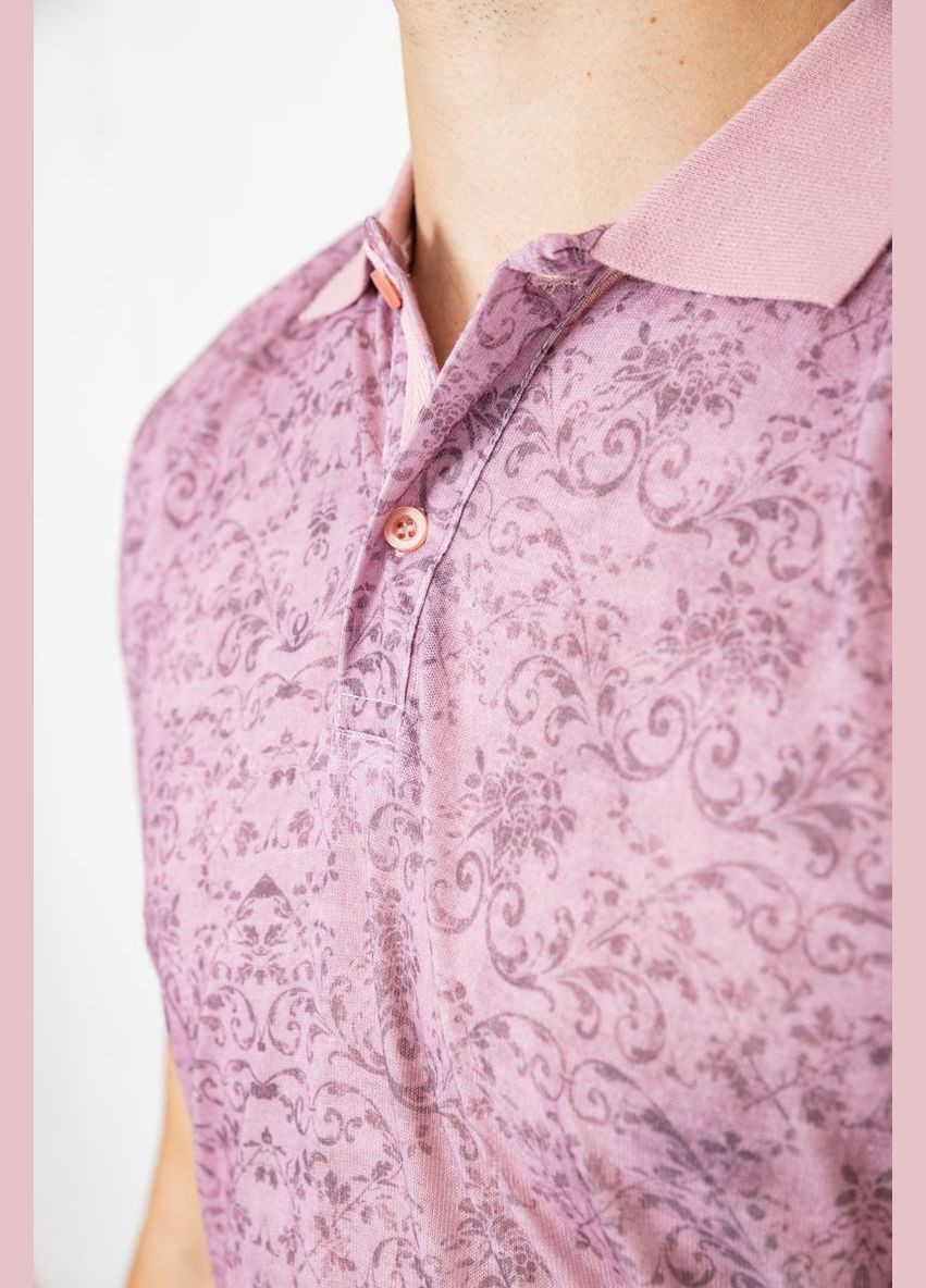 Поло чоловіче з принтом Ager 247R316 (302214651)