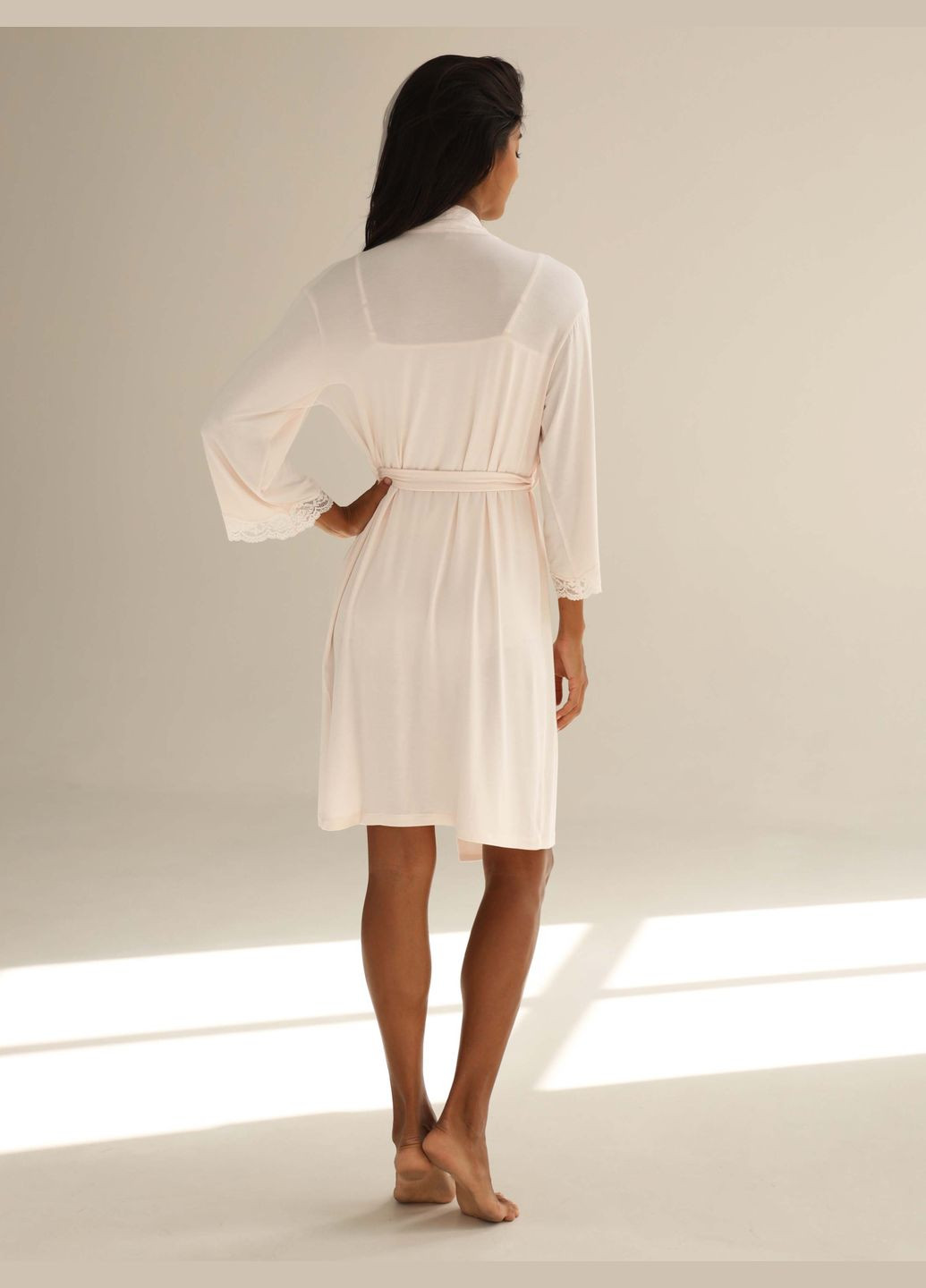 Халат жіночій модал з мереживом German Volf (295689511)