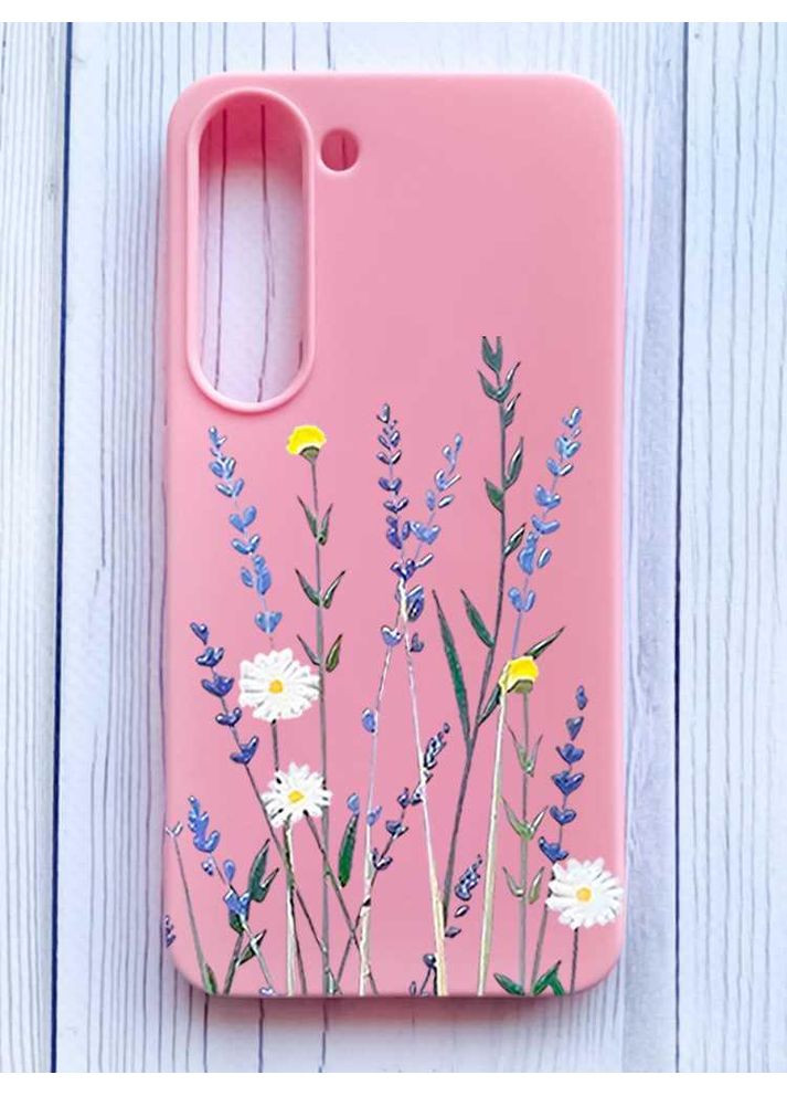 Матовый чехол на Samsung Galaxy S23 Полевые цветы (принт 270) Creative (355406792)